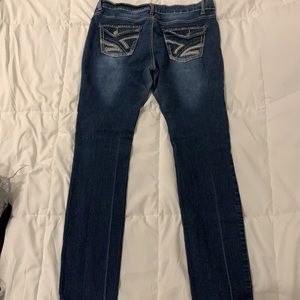 Look @ Me Women’s 11 / 12 x 32 Boot Cut Blue Jeans